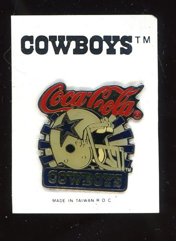 Coca-Cola Dallas Cowboys Pin Mid 80's