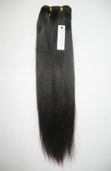 VIRGIN STRAIGHT HAIR -18"