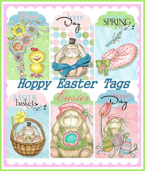Hoppy Easter Tags - Digital Download Only