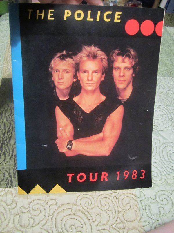 Official THE POLICE Syncronicity Tour 1983 Souvenir Concert Program
