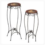 Rooster Plant Table Set