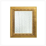 Crackle Gold Finish Mirror