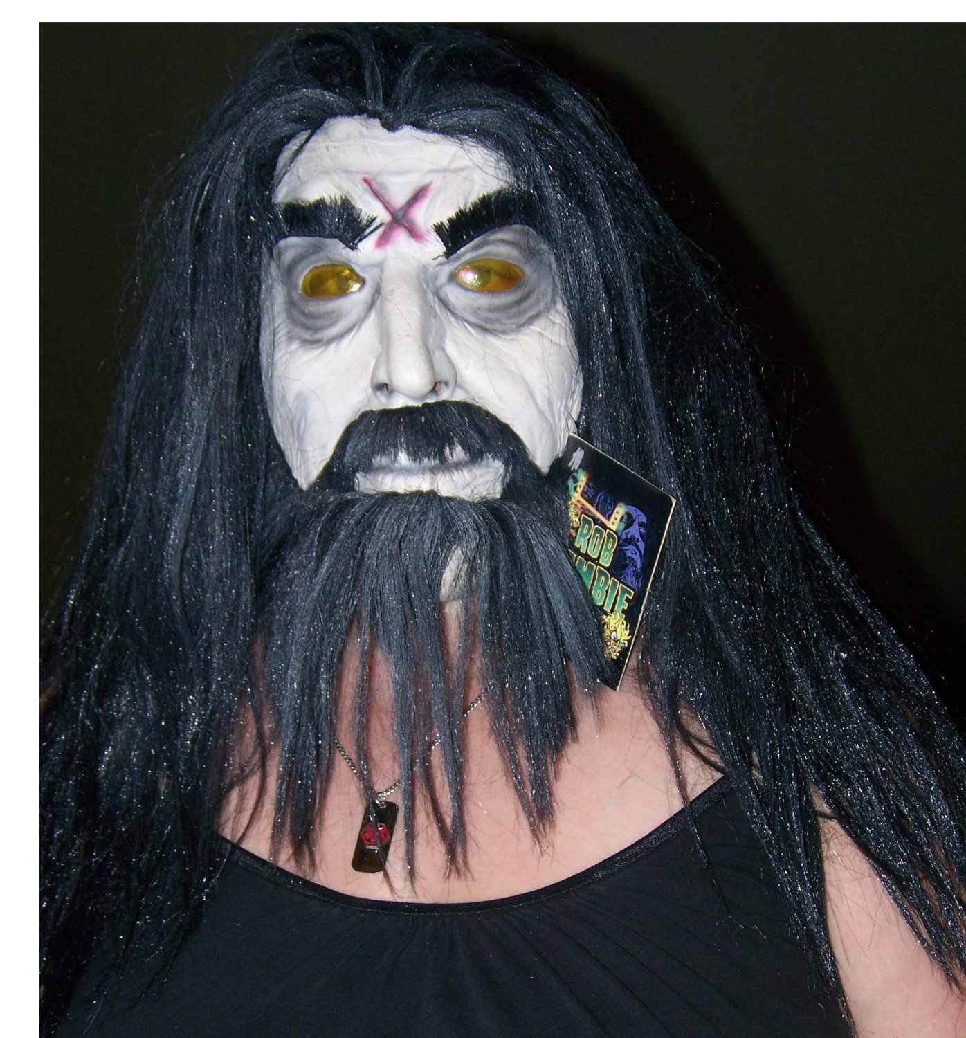 RARE NEW ROB ZOMBIE Halloween Costume MASK © 2001