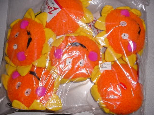 Plush Sqeaking Sun Toy