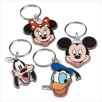 Disney Assorted Face Keyring 34047