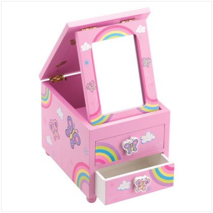Butterfly Drawer Jewelry Box 37028