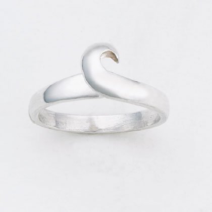 Sterling Silver Scroll Toe Ring 36914