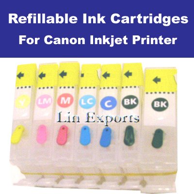 Refillable Cartridge for Canon MP950 MP960 MP970 PGI-5 CLI-8 FREE S/H WORLDWIDE!!!