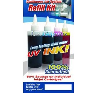 4*120ml Pigment + UV Dye ink for HP Designjet 500 800 815 FREE SHIPPING WORLDWIDE!!!