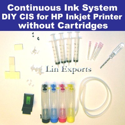 DIY Kit for CIS CISS Ink system HP 338 HP 343 (HP338 HP343) FREE SHIPPING WORLDWIDE!!!