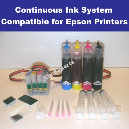 UV INK CIS System for Epson D78 D92 DX7400 DX9400 (T0711, T0712, T0713, T0714)