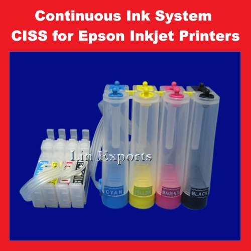 Bulk Ink System for Epson CX4400 CX4450 CX7450 (T0881-T0884) FREE S/H WORLDWIDE!!!