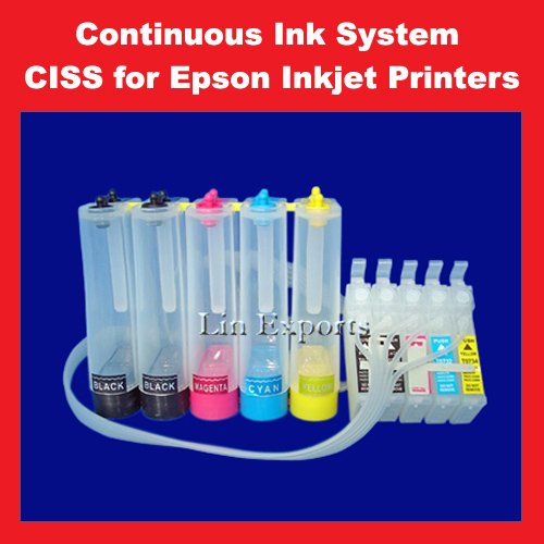 Bulk Ink System for Epson Stylus D120 (T0711 T0711 T0712 T0713 T0714) FREE SHIPPING WORLDWIDE!!!