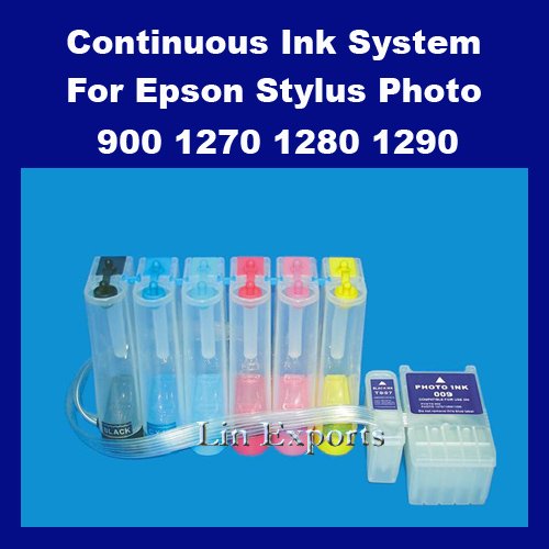 Bulk Ink System for Epson Stylus Photo 900 1270 1280 1290 T007 T009 FREE SHIPPING WORLDWIDE!!!