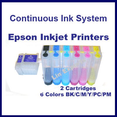 Bulk Ink System for Epson Stylus Photo 780 785EPX 790 800C 825 870 875DC 880C 890 895 915 Free S/H!