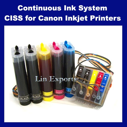 Pigment + UV INK CIS for Canon IP3600 IP4600 MP540 MP545 MP620 MP628 MP630 MP638 MX860 MX868