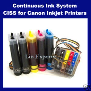 Pigment + UV INK CIS for Canon iP4200 iP4500 iP5200 iP5300 MP500 MP530 MP600R MP800 MP810 MP830