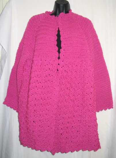 LIGHT FUCHSIA HANDMADE SWEATER