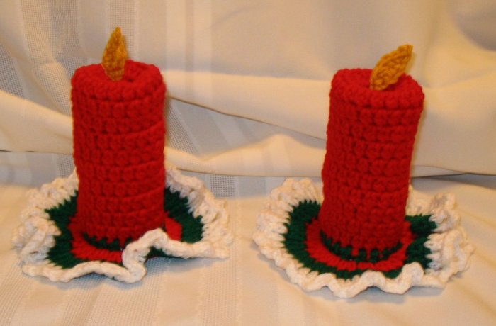 SET OF 2 CHRISTMAS CANDLES