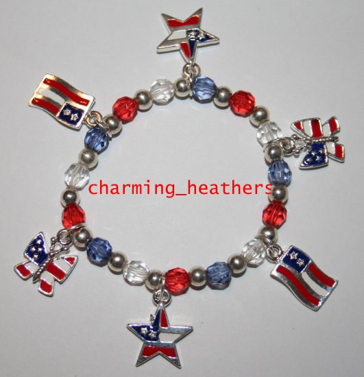 New patriotic flag bracelet