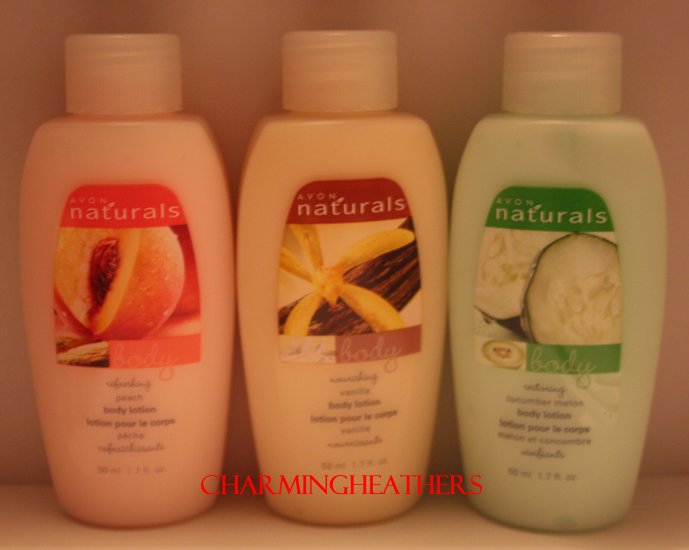 NEW LOT OF 3 AVON ASSORTED LOTIONS 1.7 FL. OZ. EA. NEW