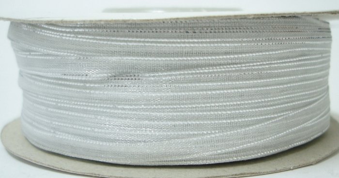3mm White Organza Ribbon