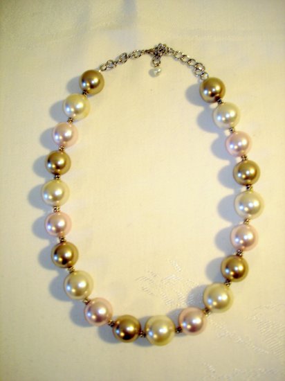 Amanda Multi color Large faux Pearl