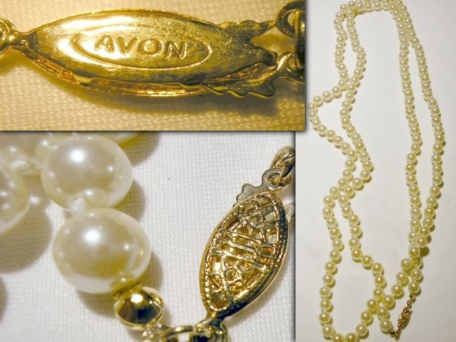 Antique Avon Pearl Necklace