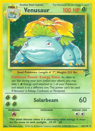 Base Set 2 18/130- Venusaur