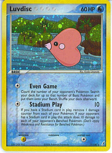 EX Crystal Guardians 7/100- Luvdisc
