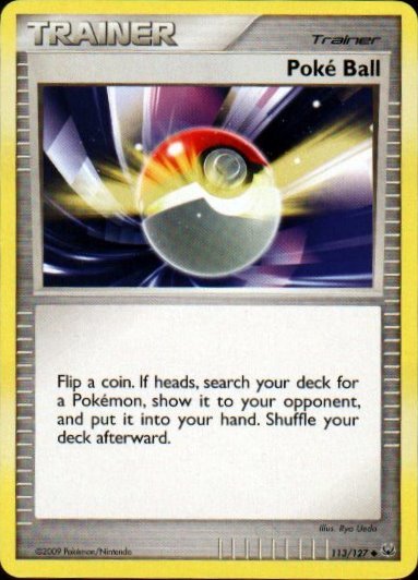 Platinum 113/127- Poke Ball