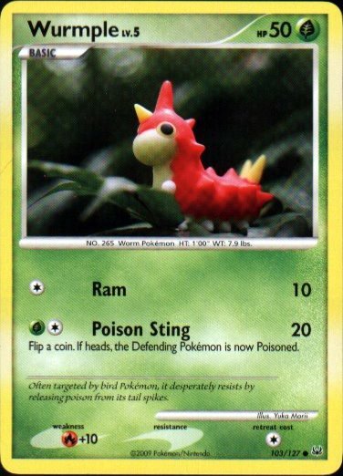 Platinum 103/127- Wurmple