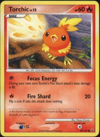 Platinum 99/127- Torchic
