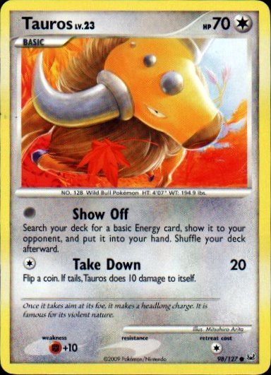 Platinum 98/127- Tauros