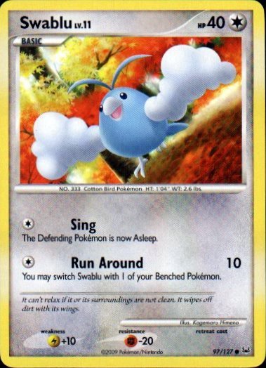 Platinum 97/127- Swablu