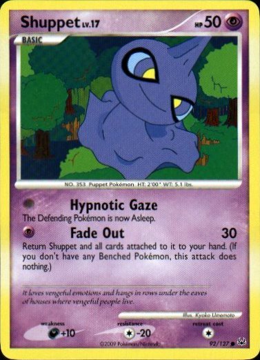 Platinum 92/127- Shuppet