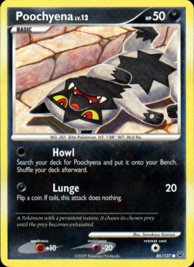 Platinum 86/127- Poochyena