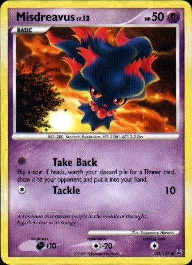 Platinum 83/127- Misdreavus