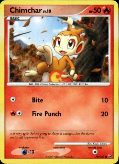 Platinum 70/127- Chimchar