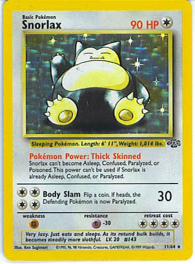 Jungle 11/64- Snorlax