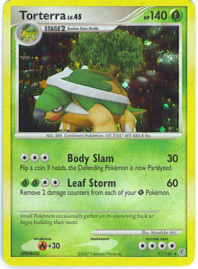 Diamond and Pearl 17/130- Torterra