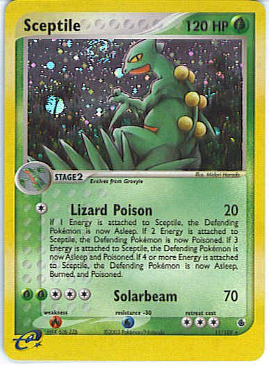 Ruby and Sapphire 11/109- Sceptile