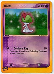 Ruby and Sapphire 66/109- Ralts (Reverse Holo)
