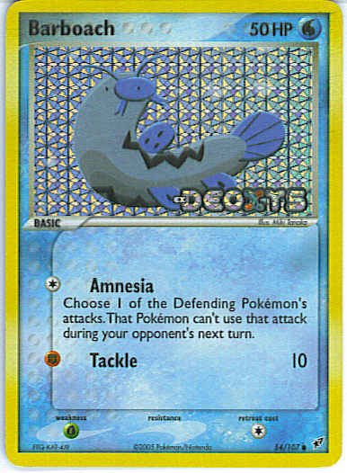 Deoxys 54/107- Barboach (Reverse Holo)