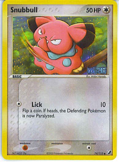 Unseen Forces 74/115- Snubbull (Reverse Holo)