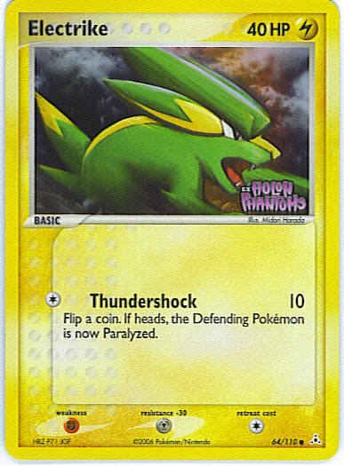 Holon Phantoms 64/110- Electrike (Reverse Holo)
