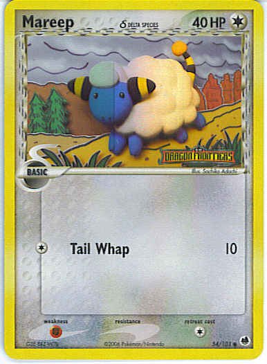 Dragon Frontiers 54/101- Mareep (Reverse Holo)