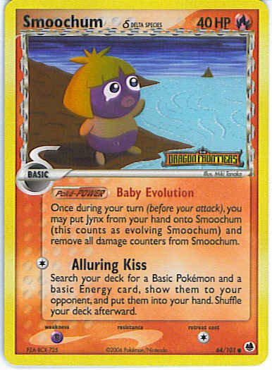 Dragon Frontiers 64/101- Smoochum (Reverse Holo)