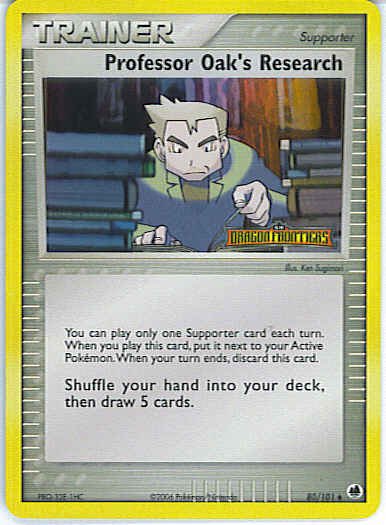 Dragon Frontiers 80/101- Professor Oak's Research (Reverse Holo)