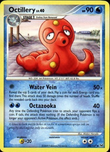 Platinum 58/127- Octillery
